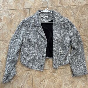 NYC Women's Black and White Tweed Blazer